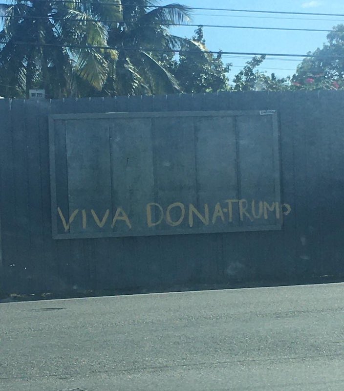 Support from the Dominican Republic for Donald Trump